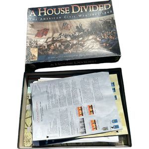 A House Divided American Civil War 1861-1865 Board Game Phalanx Rare Complete?